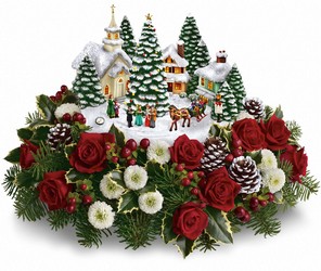 Thomas Kinkade's Christmas Carolers by Teleflora from Martha Mae's Floral & Gifts in McDonough, GA